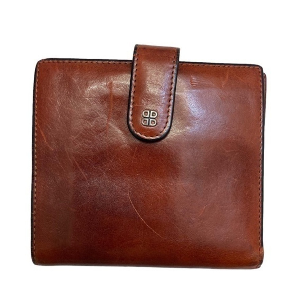 Bosca brown leather vintage wallet